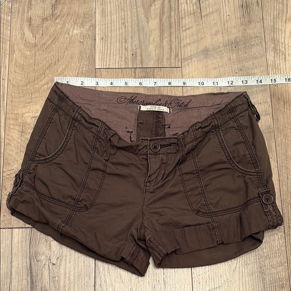 Abercrombie & Fitch Brown Cargo Shorts Lightweight